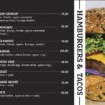 Menu 6ÈME CAFE Marrakech June 2023 220200